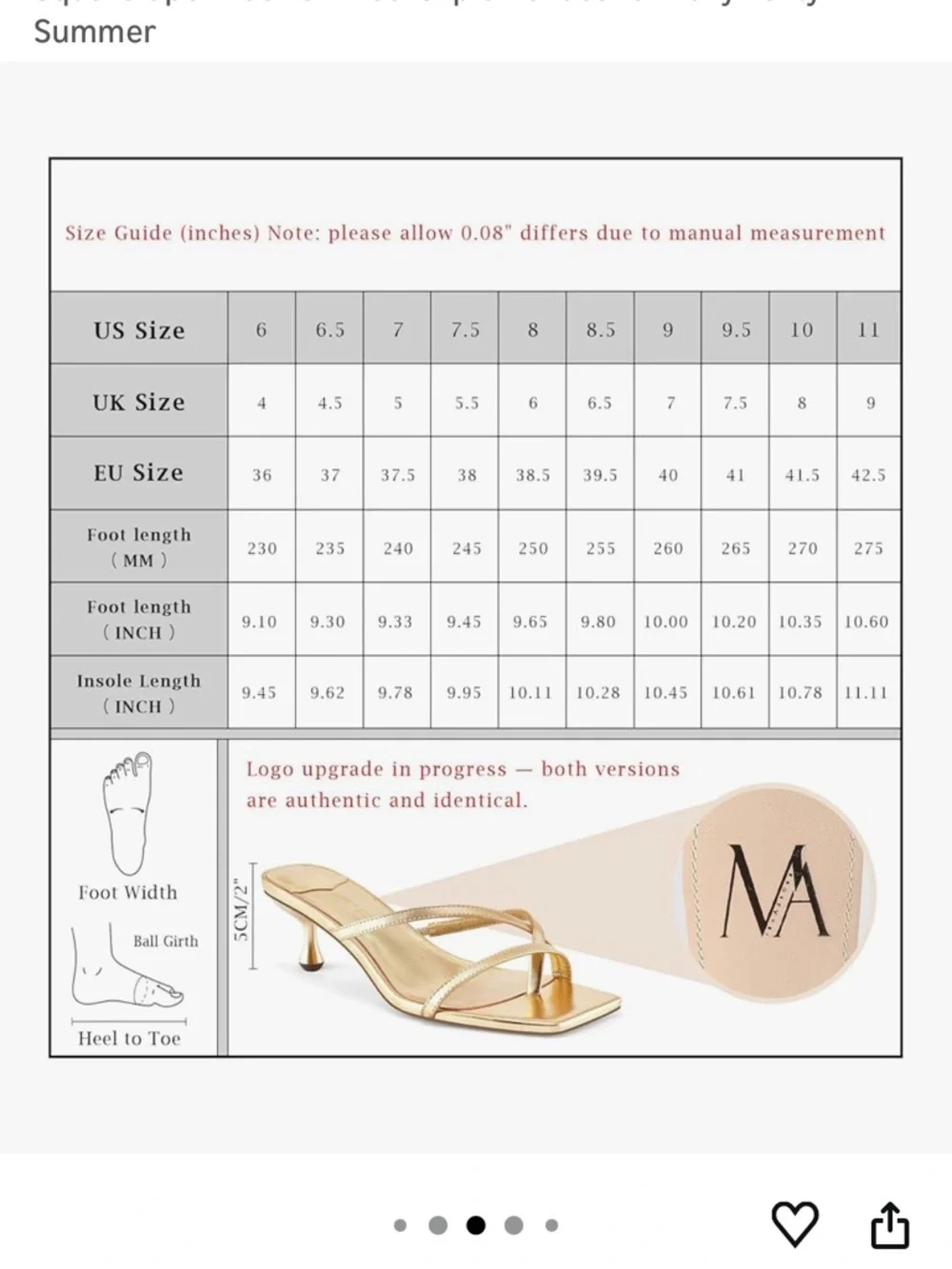 Metallic Gold Strappy Kitten Heel Sandals - Women - Picture 4 of 11